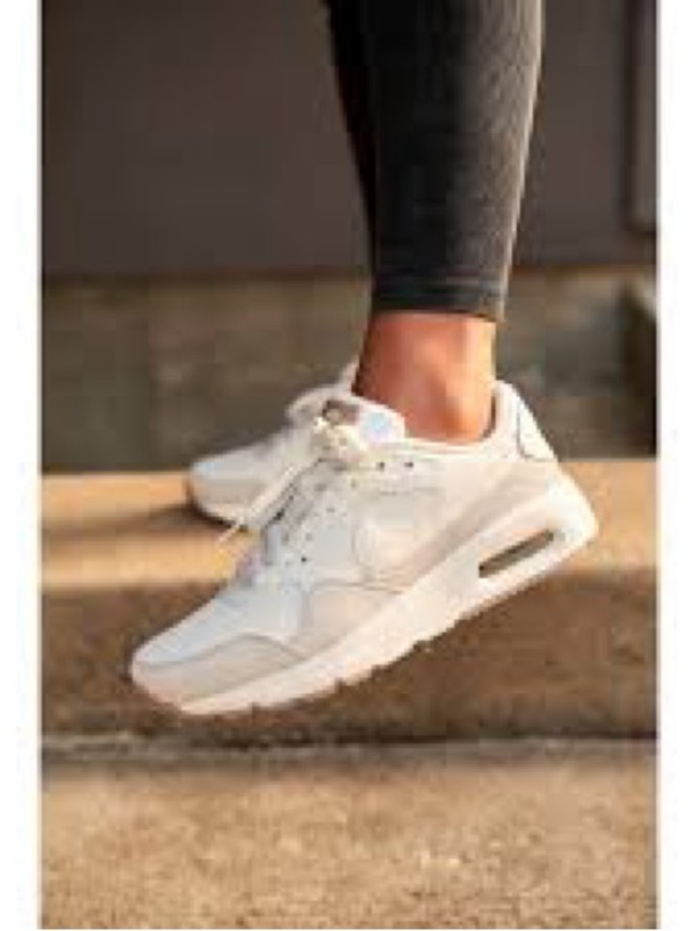 Nike Women’s Air Max 1 in Cream Pink Swoosh SC 'Sail Sanddrift 7 - Picture 2 of 14